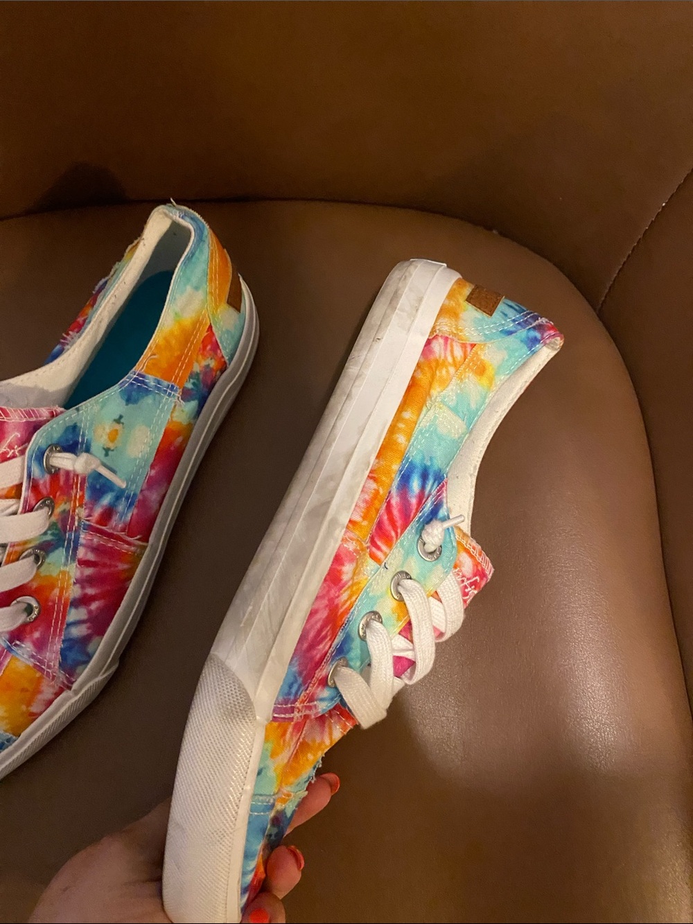 Blowfish Tie-Dye Canvas Sneakers in Multicolor - Picture 4 of 5